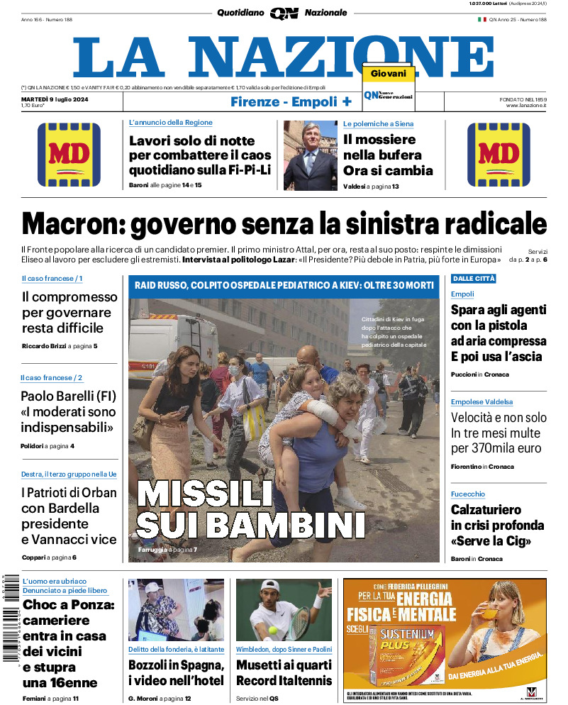 Prima-pagina-la nazione-edizione-di-oggi-20240709